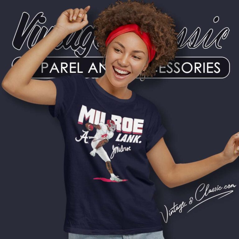 Jalen Milroe Shirt Lank Alabama Logo Women TShirt Jalen Milroe Shirt Lank Alabama Logo Women TShirt