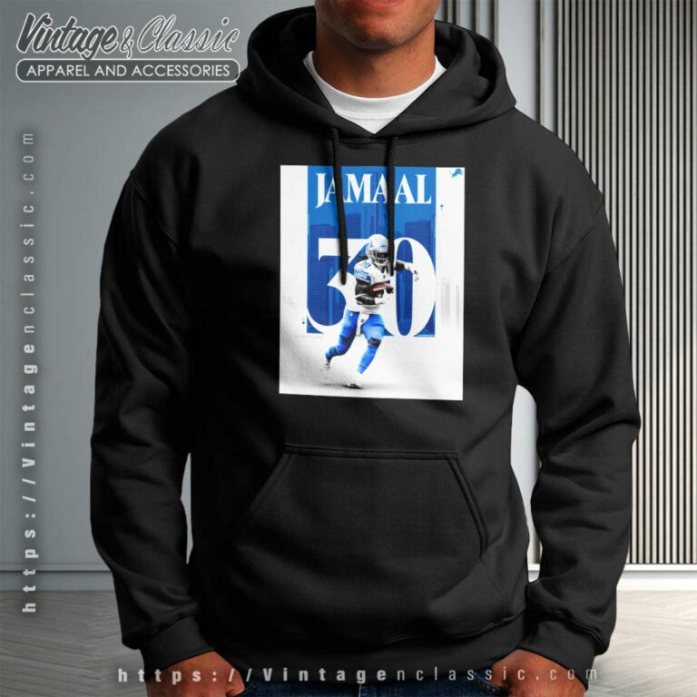 Jamaal Williams Detroit Lions Nfl Football Poster Hoodie Jamaal Williams Detroit Lions Nfl Football Poster Hoodie
