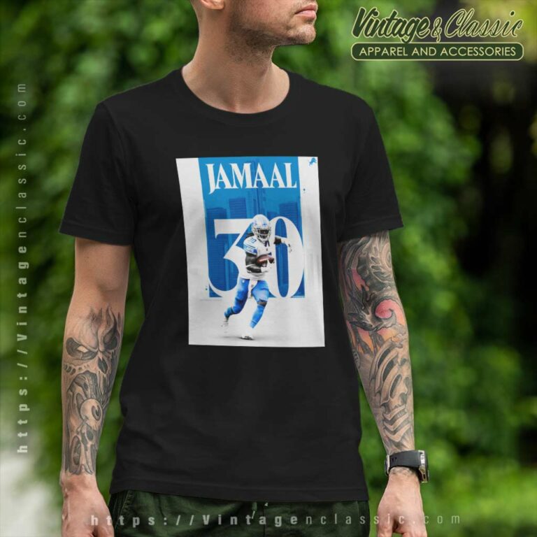 Jamaal Williams Detroit Lions Nfl Football Poster T Shirt Jamaal Williams Detroit Lions Nfl Football Poster T Shirt