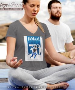 Jamaal Williams Detroit Lions Nfl Football Poster V Neck TShirt
