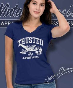 Jamaree Salyer Trusted Fly The World Over V Neck TShirt