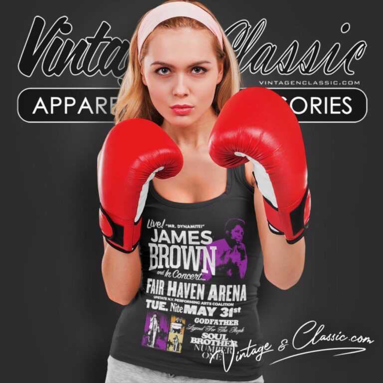 James Brown Live Mr Dynamite In Fairhaven Arena Tank Top Racerback James Brown Live Mr Dynamite In Fairhaven Arena Tank Top Racerback