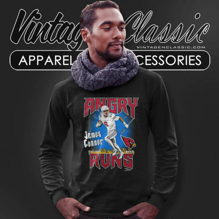 James Conner Angry Runs Shirt Good Morning Football Long Sleeve Tee James Conner Angry Runs Shirt Good Morning Football Long Sleeve Tee