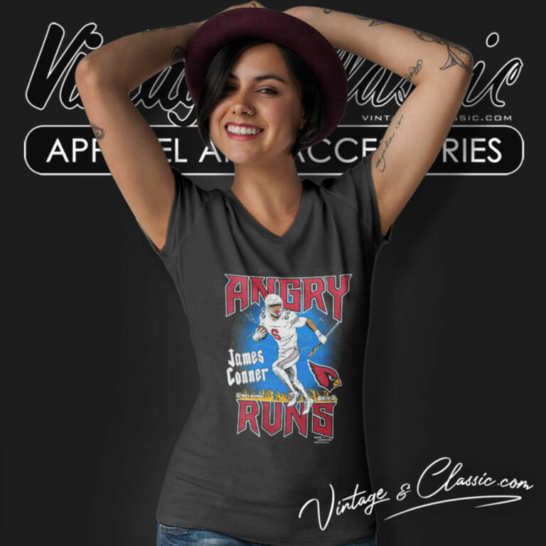 James Conner Angry Runs Shirt Good Morning Football V Neck TShirt James Conner Angry Runs Shirt Good Morning Football V Neck TShirt