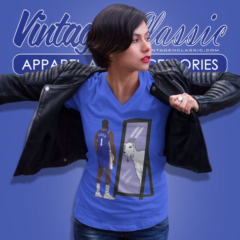 James Harden Mirror Goat Philadelphia V Neck TShirt James Harden Mirror Goat Philadelphia V Neck TShirt