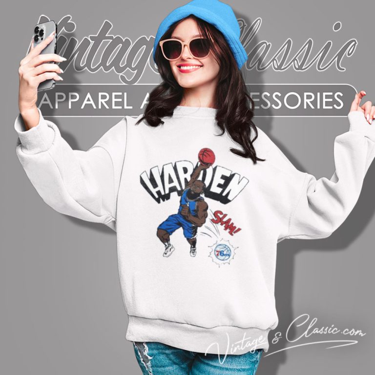 James Harden Slam Philadelphia 76ers Sweatshirt James Harden Slam Philadelphia 76ers Sweatshirt