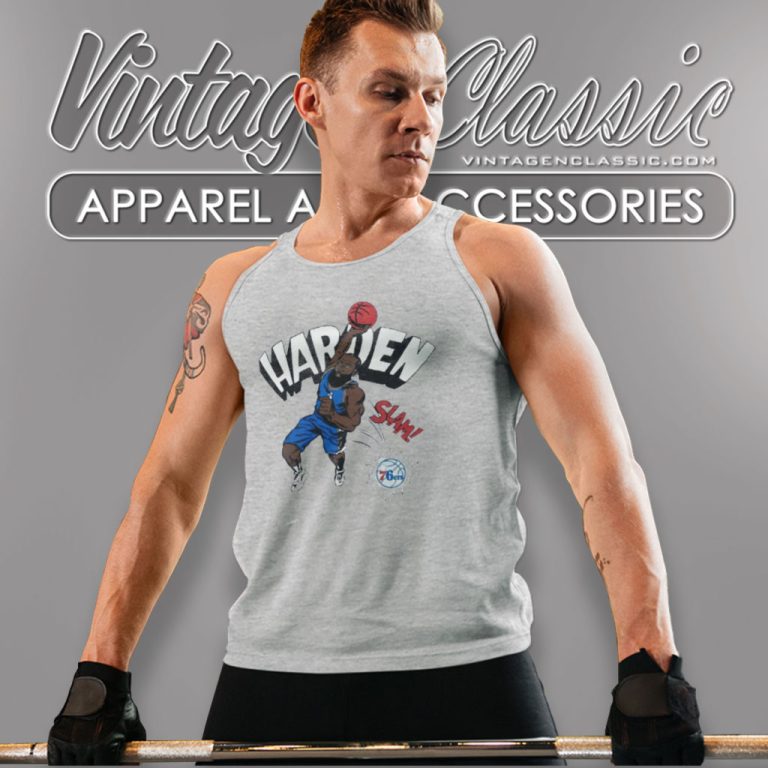 James Harden Slam Philadelphia 76ers Tank Top Racerback James Harden Slam Philadelphia 76ers Tank Top Racerback