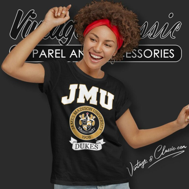 James Madison University Dukes Women T Shirt James Madison University Dukes Women T Shirt