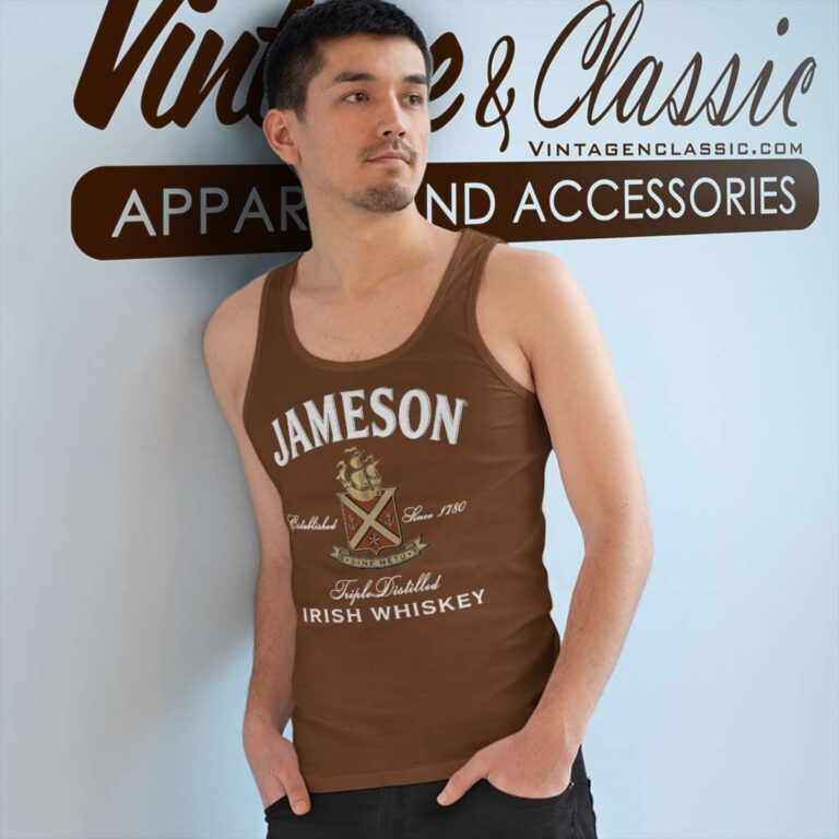 Jameson Irish Whiskey Triple Distilled Tank Top Racerback Jameson Irish Whiskey Triple Distilled Tank Top Racerback