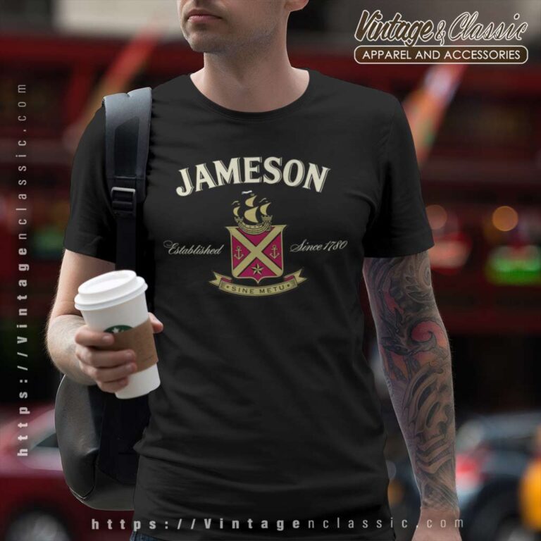 Jameson Whiskey Sine Metu T Shirt Jameson Whiskey Sine Metu T Shirt