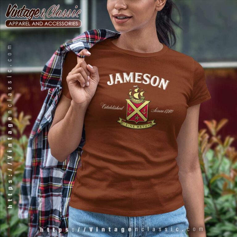 Jameson Whiskey Sine Metu Women TShirt Jameson Whiskey Sine Metu Women TShirt
