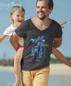 Jameson Williams The Crane Detroit Lions Signature V Neck TShirt