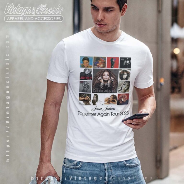 Janet Jackson Album Covers Shirt Janet Jackson Album Covers Shirt
