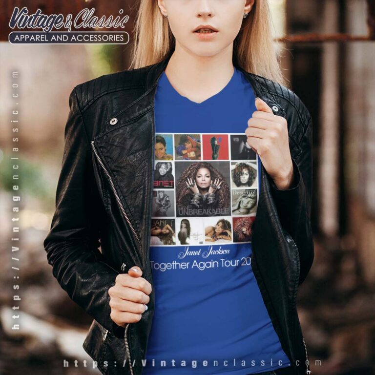 Janet Jackson Album Covers Vneck Janet Jackson Album Covers Vneck