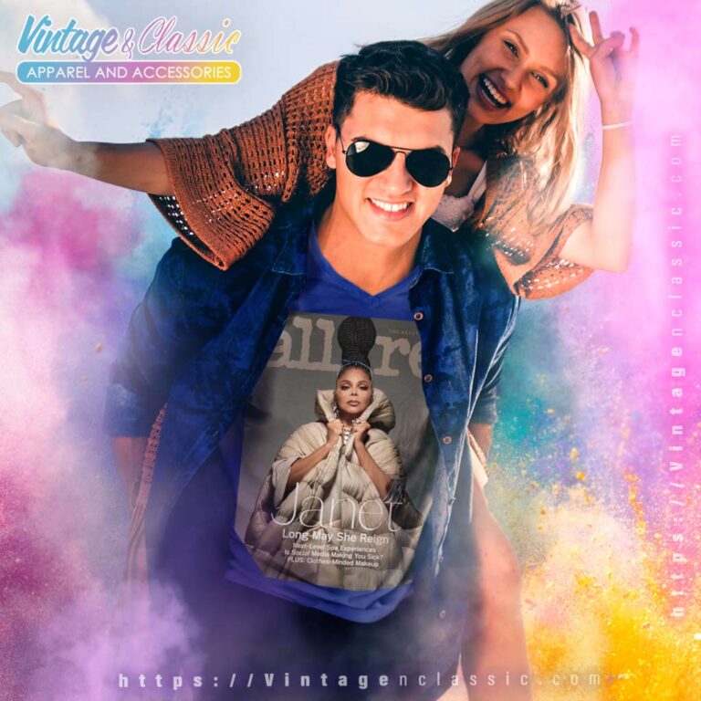 Janet Jackson Long May She Reign V Neck TShirt Janet Jackson Long May She Reign V Neck TShirt