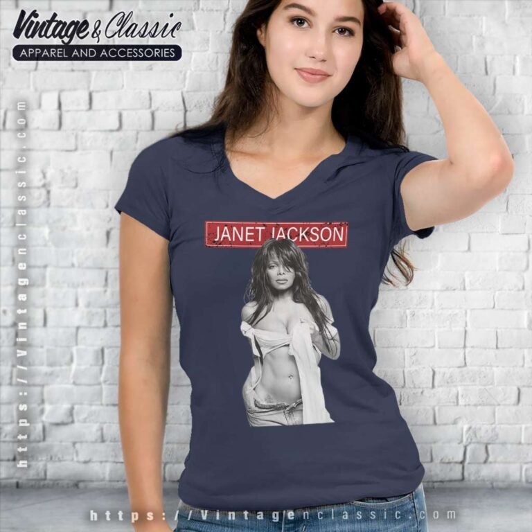 Janet Jackson Sexy Shirt Together Again Tour Dates 2023 V Neck TShirt Janet Jackson Sexy Shirt Together Again Tour Dates 2023 V Neck TShirt