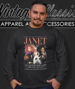 Janet Jackson Shirt Together Again Summer Tour 50th Anniversary Long Sleeve Tee