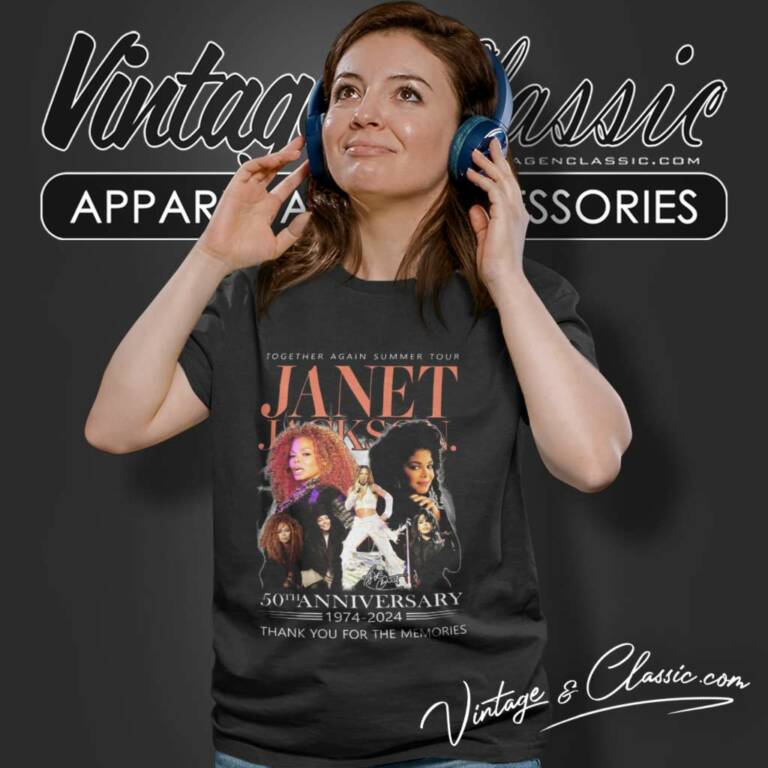Janet Jackson Shirt Together Again Summer Tour 50th Anniversary Women TShirt Janet Jackson Shirt Together Again Summer Tour 50th Anniversary Women TShirt