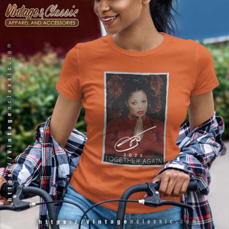 Janet Jackson Together Again Signature Shirt Women TShirt Janet Jackson Together Again Signature Shirt Women TShirt
