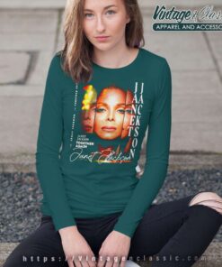 Janet Jacksons Signature Shirt Together Again 2023 Long Sleeve Tee