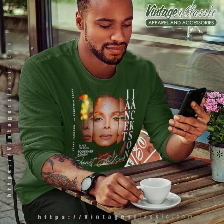 Janet Jacksons Signature Shirt Together Again 2023 Sweatshirt Janet Jacksons Signature Shirt Together Again 2023 Sweatshirt