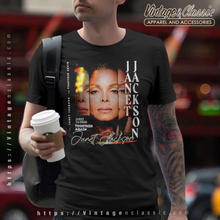 Janet Jacksons Signature Shirt Together Again 2023 T Shirt Janet Jacksons Signature Shirt Together Again 2023 T Shirt