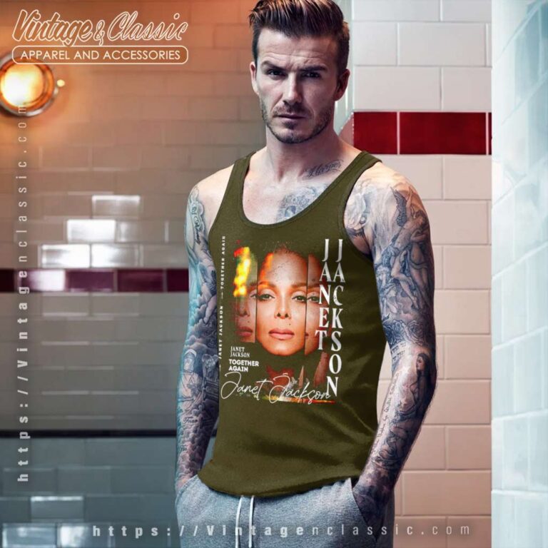 Janet Jacksons Signature Shirt Together Again 2023 Tank Top Racerback Janet Jacksons Signature Shirt Together Again 2023 Tank Top Racerback