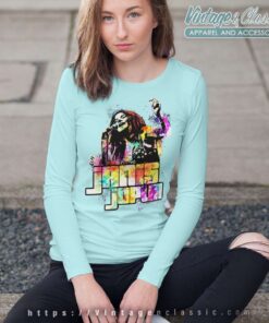 Janis Joplin Colors Of Janis Long Sleeve Tee