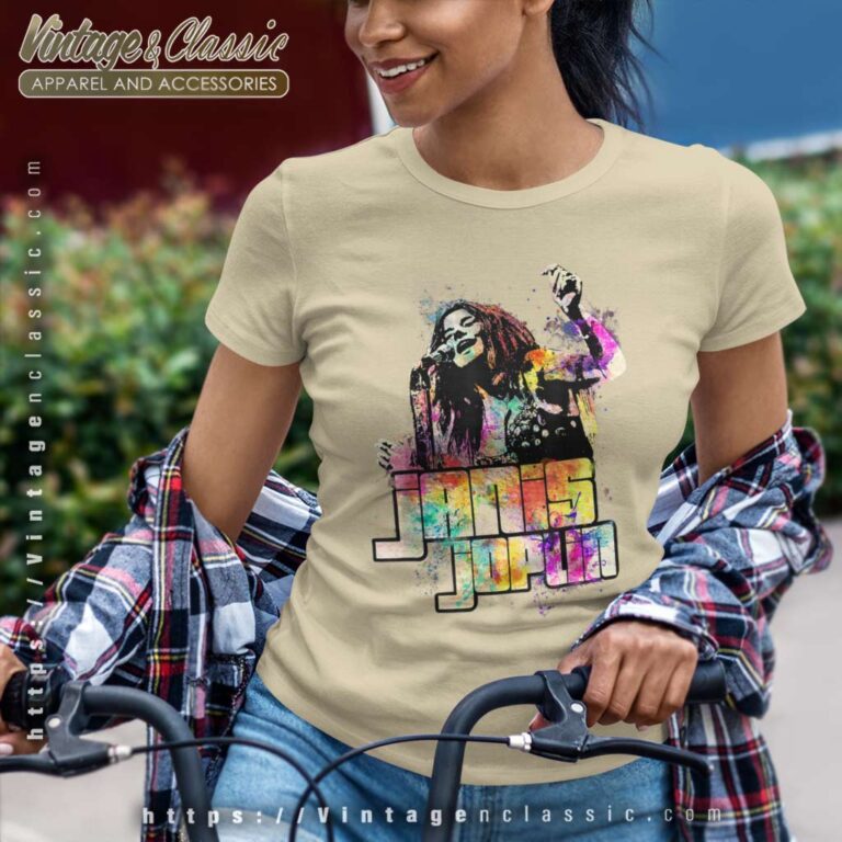 Janis Joplin Colors Of Janis Women TShirt Janis Joplin Colors Of Janis Women TShirt