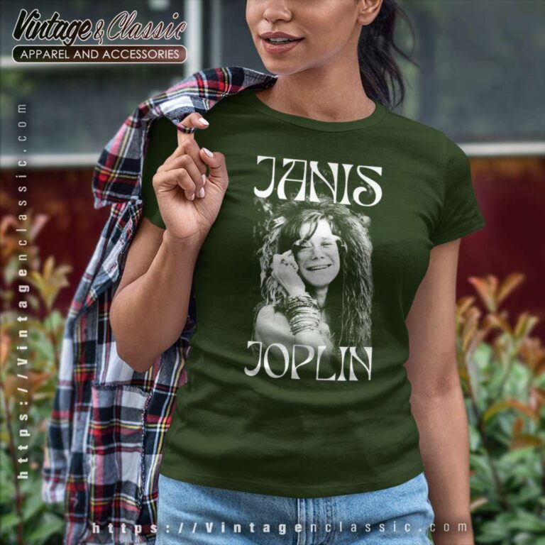 Janis Joplin Fashion Icon Women TShirt Janis Joplin Fashion Icon Women TShirt