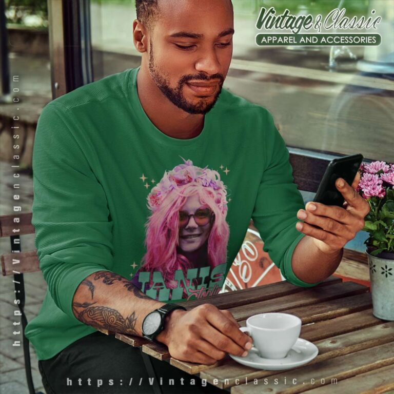 Janis Joplin Feathers In Her Hair Sweatshirt Janis Joplin Feathers In Her Hair Sweatshirt