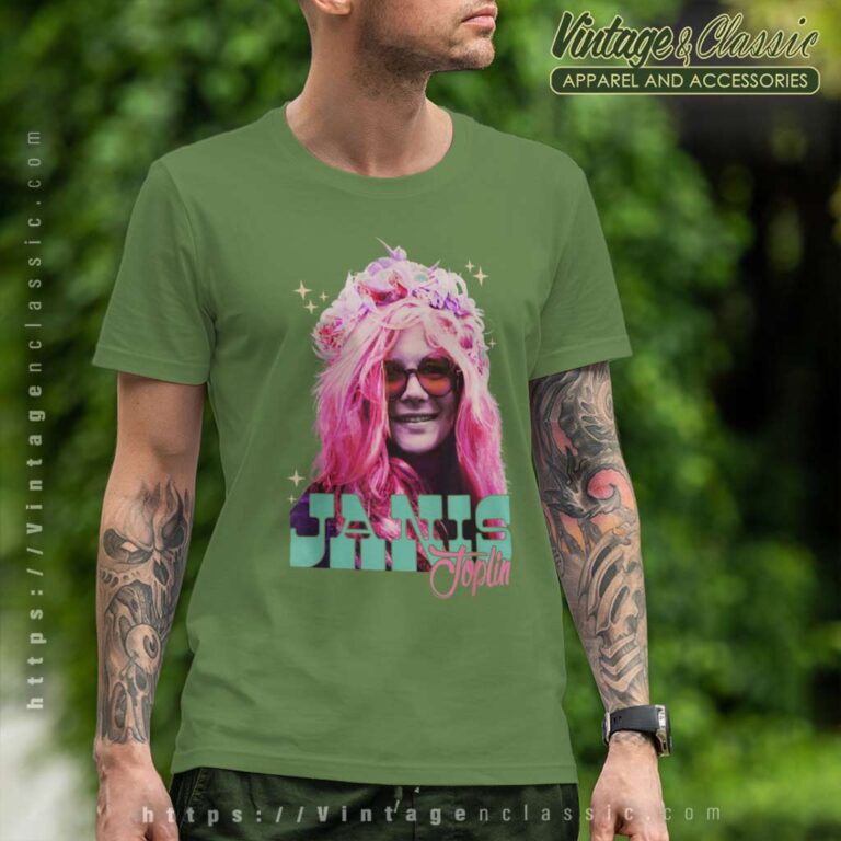 Janis Joplin Feathers In Her Hair T Shirt Janis Joplin Feathers In Her Hair T Shirt