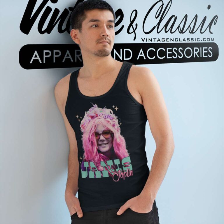 Janis Joplin Feathers In Her Hair Tank Top Racerback Janis Joplin Feathers In Her Hair Tank Top Racerback