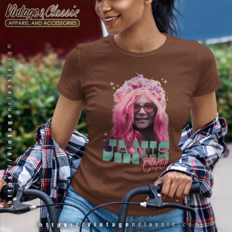 Janis Joplin Feathers In Her Hair Women TShirt Janis Joplin Feathers In Her Hair Women TShirt
