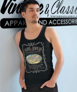 Janis Joplin Houston Handbill Tank Top Racerback