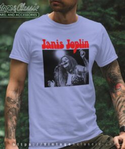 Janis Joplin Peace Performing T Shirt