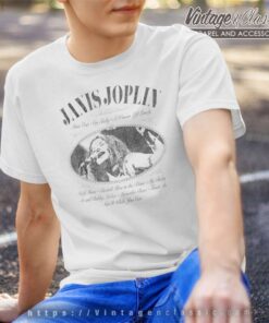 Janis Joplin Pearl Bottle Label T Shirt