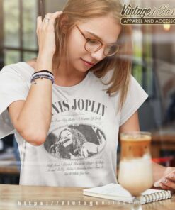 Janis Joplin Pearl Bottle Label Women TShirt