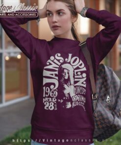Janis Joplin San Bernardino 1969 Sweatshirt