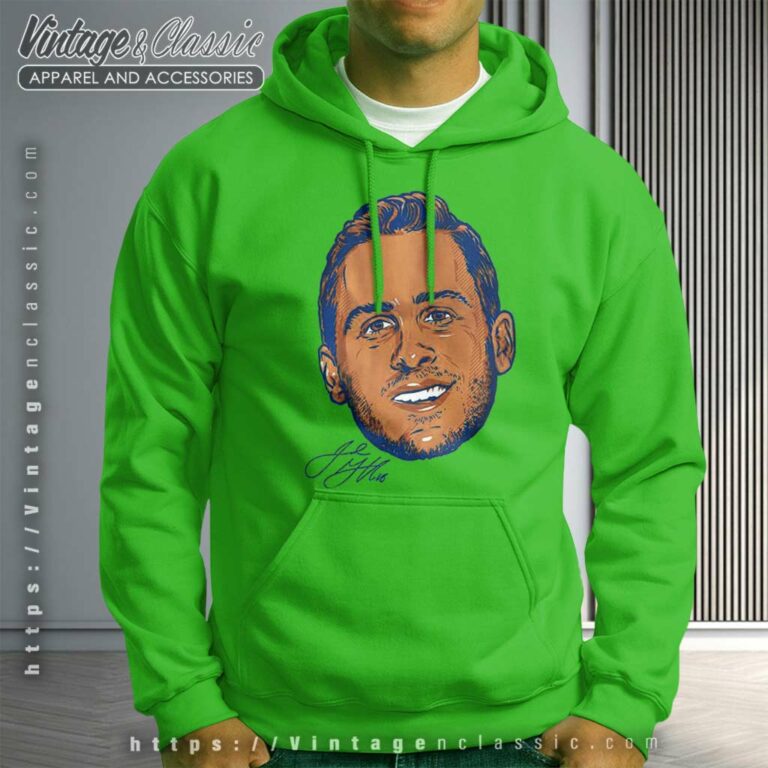 Jared Goff Detroit Lions Swag Head Signature Hoodie Jared Goff Detroit Lions Swag Head Signature Hoodie