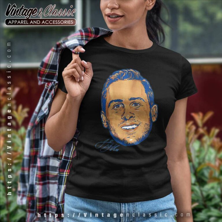 Jared Goff Detroit Lions Swag Head Signature Women TShirt Jared Goff Detroit Lions Swag Head Signature Women TShirt