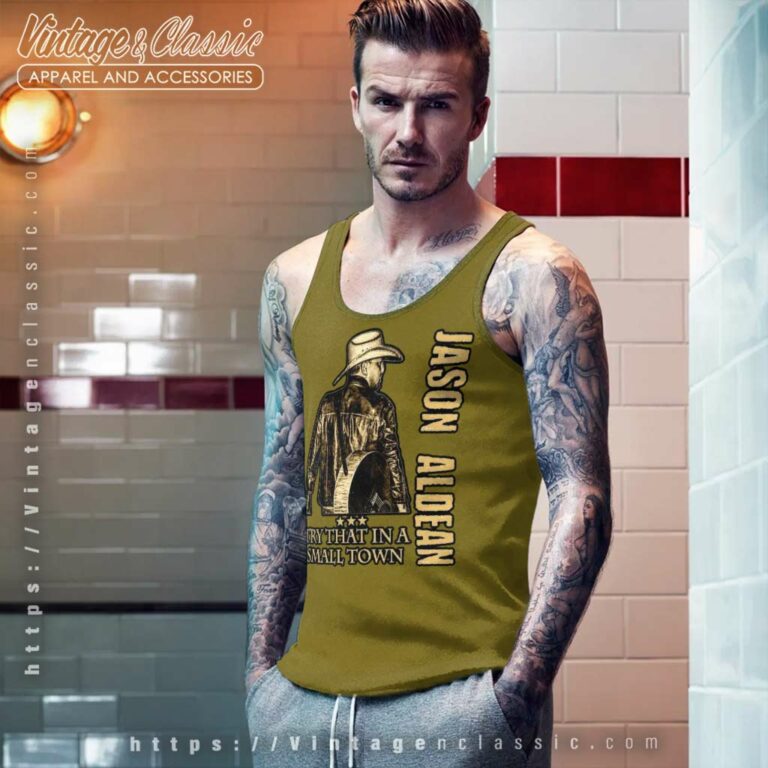 Jason Aldean Singer Try That In A Small Town Tank Top Racerback Jason Aldean Singer Try That In A Small Town Tank Top Racerback