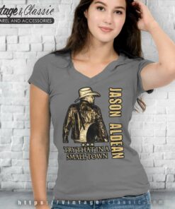 Jason Aldean Singer Try That In A Small Town V Neck TShirt