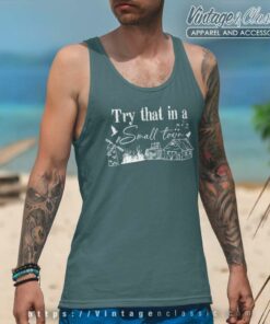 Jason Aldean Try That In A Small Town Tank Top Racerback