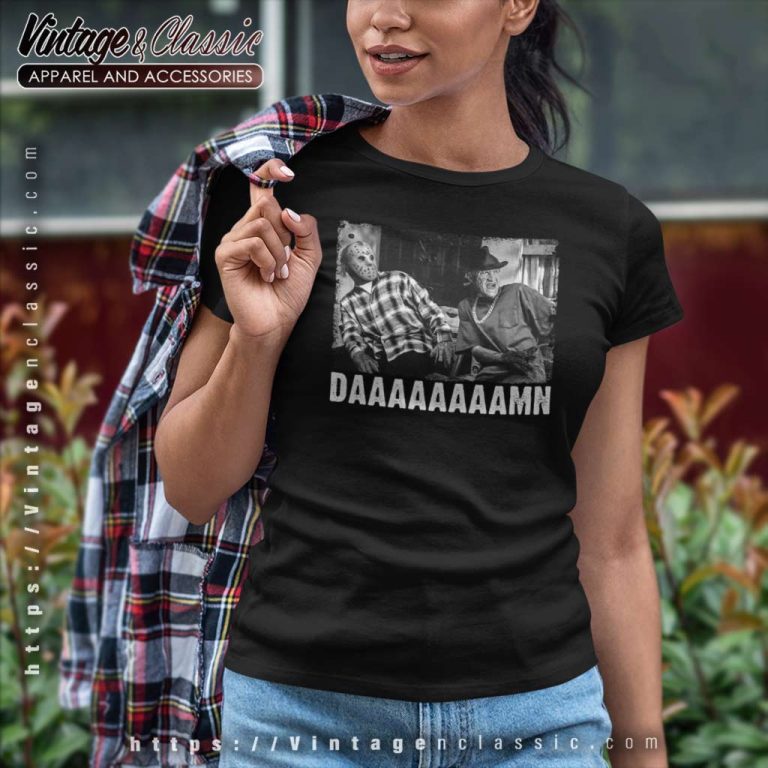 Jason And Freddy Friday The 13th Women TShirt Jason And Freddy Friday The 13th Women TShirt