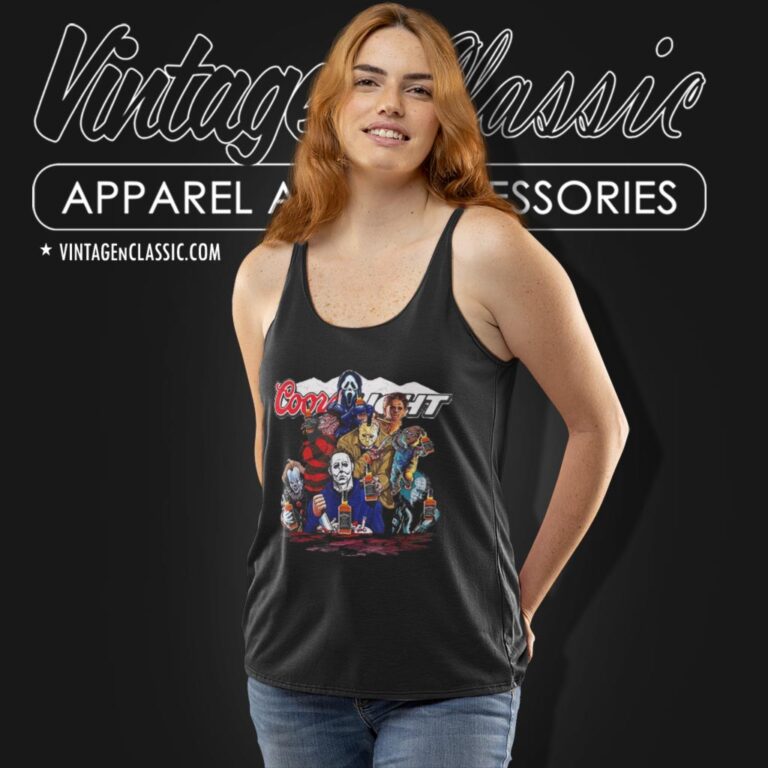 Jason And Friends Drinking Coors Light Beer Tank Top Racerback Jason And Friends Drinking Coors Light Beer Tank Top Racerback