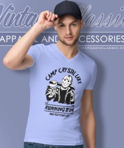 Jason Camp Crystal Lake V Neck TShirt