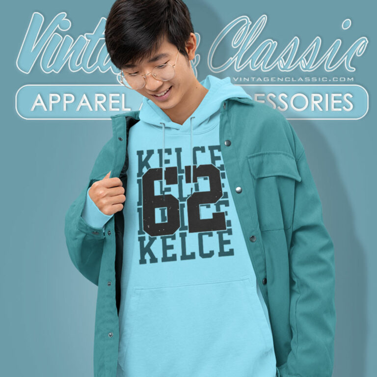 Jason Kelce 62 Philadelphia Eagles Hoodie Jason Kelce 62 Philadelphia Eagles Hoodie