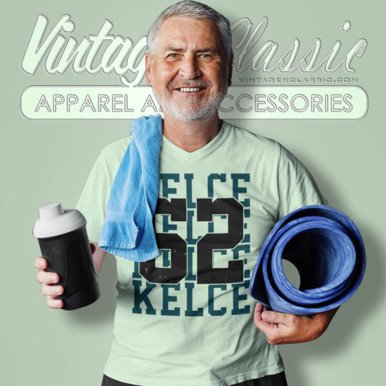 Jason Kelce 62 Philadelphia Eagles V Neck TShirt Jason Kelce 62 Philadelphia Eagles V Neck TShirt