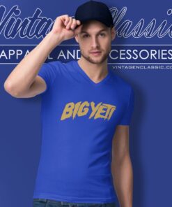 Jason Kelce Big Yeti Shirt Chiefs Vs Bills Game 6 Jason Kelce Big Yeti Shirt Chiefs Vs Bills Game V Neck TShirt